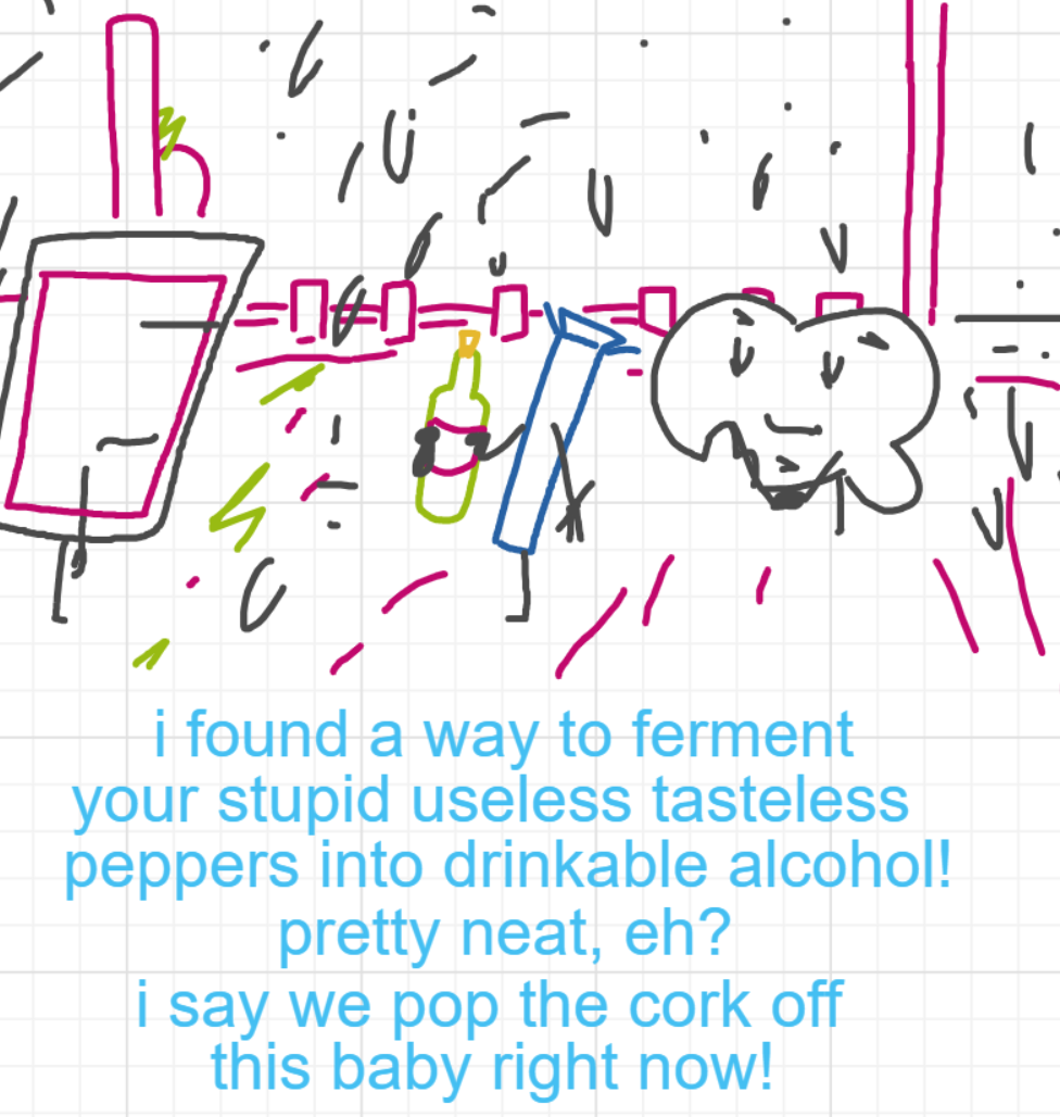 A panel from I've Been Everywhere, Man, episode nine of the Board Boards object show by Furretwalk/WalkingFurret.